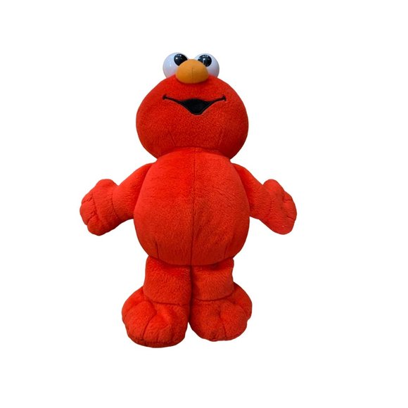 Fisher Price Elmo 90524 Plush Stuffed Animal Doll Toy 12 in Tall Mattel 2002 - Picture 1 of 4